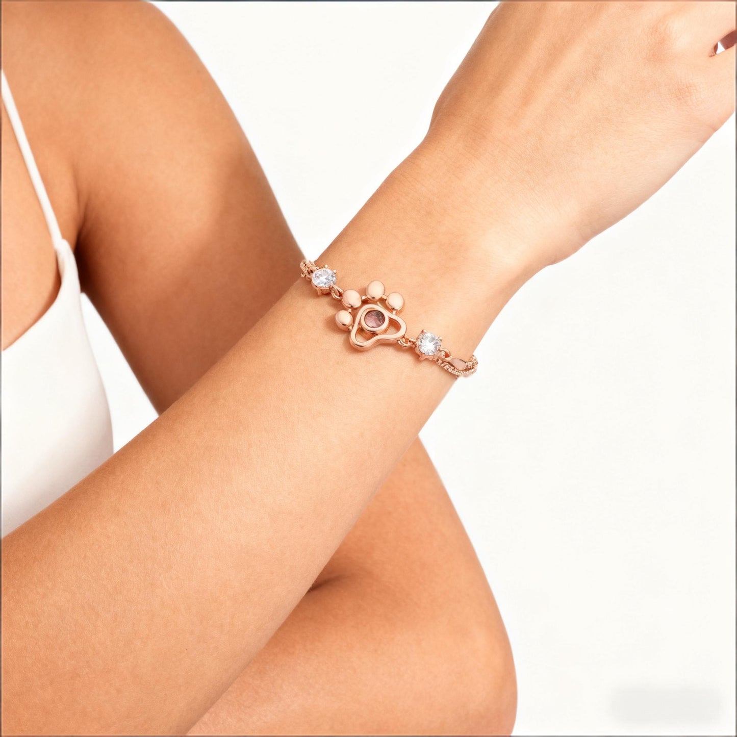 Custom Pet Portrait Projection Bracelet