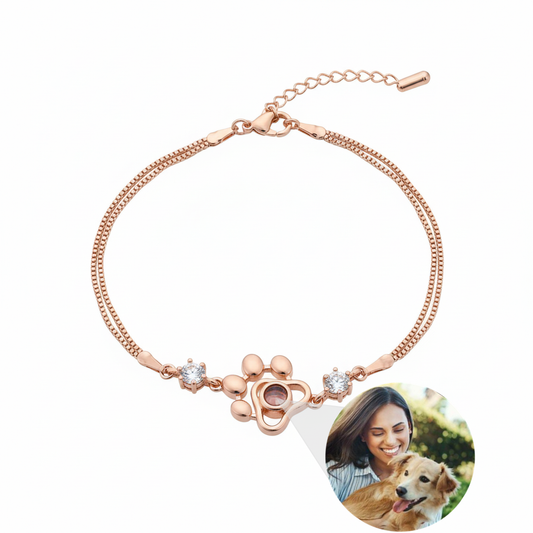 Custom Pet Portrait Projection Bracelet