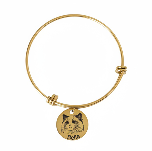 Custom Pet Portrait Bracelet