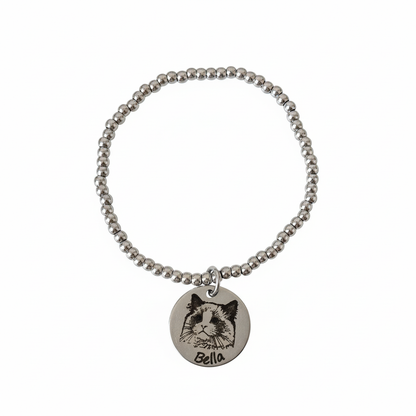 Custom Pet Picture & Name Bracelet